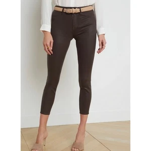 L’agence Margot Expresso Coated Jean Size 25 $280 - Picture 1 of 7
