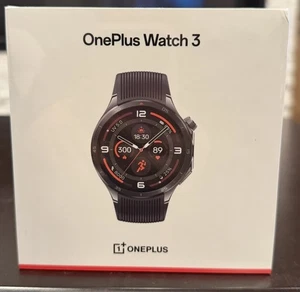 OnePlus Watch 3 OPWWE251 Ossidiana Titanio SIGILLATO IN FABBRICA - Foto 1 di 3