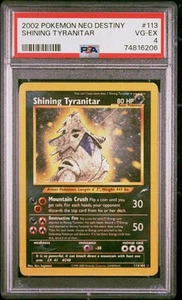 SHINING TYRANITAR 113/105 2002 POKEMON NEO DESTINY PSA 4 - Picture 1 of 2