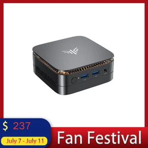 KAMRUI E1 Mini PC 16GB DDR4 512GB SSD Intel 12th N-97 Windows 11 Pro WIFI BT - Picture 1 of 9