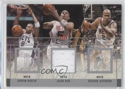 2003 Fleer Mystique Редкие Находки Футболки /300 Кеньон Мартин Джейсон Кидд #RF-JK HOF - Изображение 1 из 2