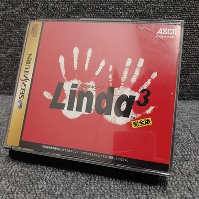 Sega Saturn LINDA 3 CUBE KANZEN BAN ASCII Retro Game Soft Used Free Shipping - Image 1 of 4