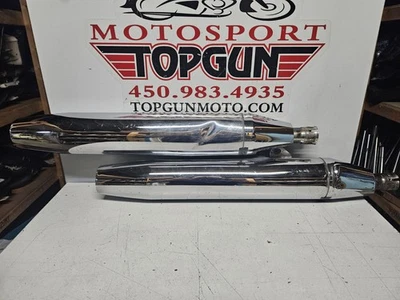 2004 - 2009 YAMAHA XVS1100 XVS 1100 VSTAR V-STAR EXHAUST  REAR MUFFLER SET 5KS Foto 1 de 4