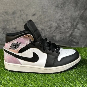 Nike Air Jordan 1 Mid SE Shoes Zen Master Black Pink DM1200-001 Mens size 9.5 - Picture 1 of 12