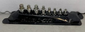 Snap-on 8pc Combination Drive Stubby Hex Bit Socket Driver Set w/Tray 208EFTAXSY - Picture 1 of 3