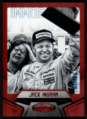2016 Certified Racing Mirror Red #73 Jack Ingram 57/75 - Image 1 of 2