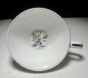 Vintage Noritake Margot #5605 Single Coffee or Tea  Cup Pink/Grey  Roses - Picture 1 of 5
