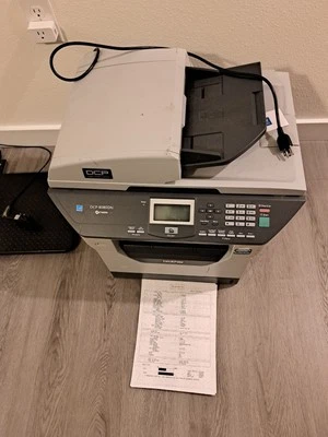 Brother DCP-8080dn Monochrome MFP Laser Printer.  Pg Ct 13k. PLS SEE PHOTOS  - Image 1 of 4
