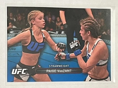 Paige VanZant 2016 Topps UFC High Impact Online Exclusive BLUE Parallel SP #29 - Image 1 of 2