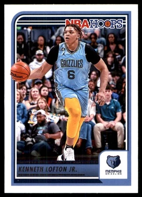 Kenneth Lofton Jr. 2023-24 Hoops #75 Grizzlies NBA READ FREE SHIP AutographDen - Image 1 of 2
