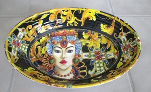 Baci Melano Baroque & Rock Le Gioie Living Melamine 13" x 9" Oval Serving Bowl - Picture 1 of 4