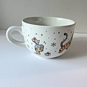 DISNEY Winnie The Pooh "A Good Day For Giving" Christmas Mug - Dishwasher Safe - Picture 1 of 14