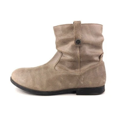 Birkenstock Sarnia Taupe Gamuza Cuero Encerado Botines Mujer Talla 10 EUR 41 Foto 1 de 4