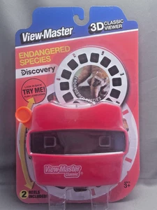 View Master 3D Classic Viewer Endangered Species Discovery Channel 2 Reels New - Picture 1 of 4