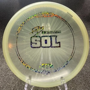 Discraft Paige Pierce Sol 5x Understable Mid Range Golf Disc 169g - Leopard Foil - Picture 1 of 3