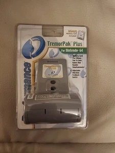 Tremor Pak Plus with Memory Card Nintendo 64 N64 - New Sealed! - Picture 1 of 6