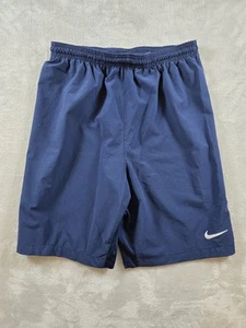 Nike Shorts Youth Boys XL Blue Venom Soccer Athleisure 9" Inseam CW3862 - Picture 1 of 10