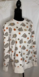 Pusheen Sweatshirt Gr.M Pilze Eicheln Blätter Erntedank Damen Herbst Oberteil - Bild 1 von 6