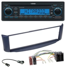 VDO AUX MP3 1DIN CD USB Autoradio für Smart ForTwo 450 blau ohne Metallschacht - Bild 1 von 6