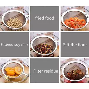 High Quality Colanders Kitchen Cooking Tools Stainless Steel 3 in 1 Set Premium. - Picture 1 of 3