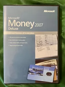 Microsoft Money 2007 Deluxe Finance Software Budgeting Investments - Picture 1 of 1