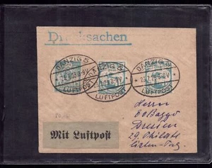Recibo: correo aéreo Gdansk n. Dresde 1923 - Día de la Filatelista - Imagen 1 de 2