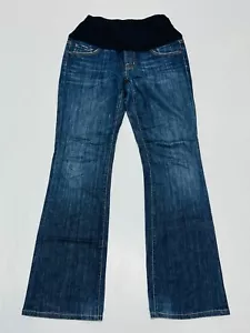 Citizens of Humanity Maternity Jeans Women's 27 Blue Denim Stretch Flare Leg - Picture 1 of 10