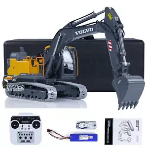 DoubleE E010 EC160E 1:14 RC Full Alloy Metal Excavator Diggers Light System - Picture 1 of 12