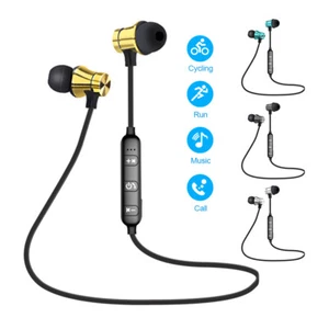 Wireless Earphone Bluetooth Sport Headphone Magnetic Headset For iPhone Xiaomi - Zdjęcie 1 z 14