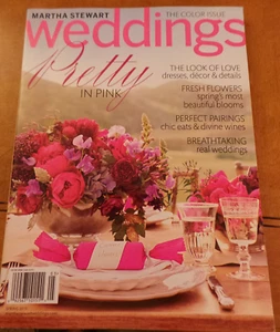 Martha Stewart Weddings #52 Pretty in Pink; The Color issue; Gowns Spring 2010 F - Picture 1 of 2