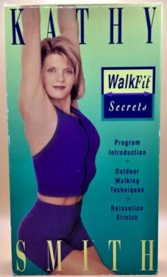 Kathy Smith WALKFIT SECRETS (1993 VHS TESTED) Fast Free Ship  - Image 1 of 2
