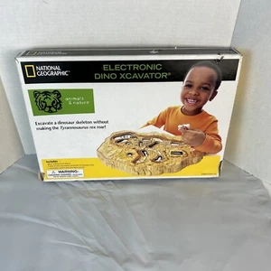 New National Geographic Dino Xcavator Electronic Animals And Nature 2005￼ Sealed - Picture 1 of 4
