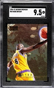 1996-97 Skybox Premium #55 Kobe Bryant RC Rookie SGC 9.5 Mint+ Lakers Legend 💎 - Picture 1 of 2