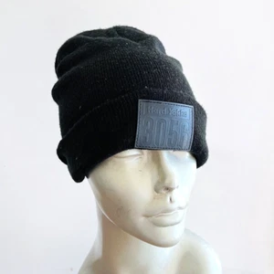 Hard Yakka 3056 Tradie Acrylic Workwear Beanie Black Thick Winter Mens Trade - Picture 1 of 23