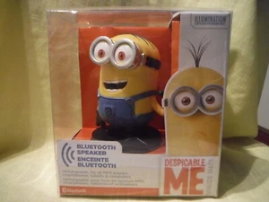 MINION DESPICABLE ME BLUETOOTH WIRELESS / AUX SPEAKER USB CABLE RECHARGEABLE - Picture 1 of 15