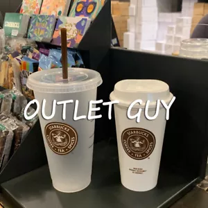 Tazas de plástico reutilizables con logotipo original de Starbucks Pike Place - Imagen 1 de 4