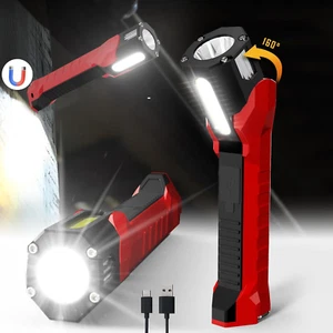 Rechargeable Work Light 1200 Lumens Magnetic Work Light 160 Rotating Swivel Head - Picture 1 of 1