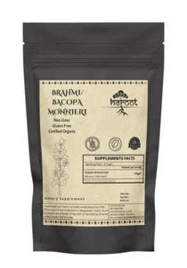 Brahmi Powder (Bacopa Monnieri) - Organic Herbal Supplement for Brain Health - Picture 1 of 4