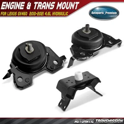 3pcs Engine Motor & Transmission Mount for Lexus GX460  2010-2021 4.6L HYDRAULIC - Image 1 of 4