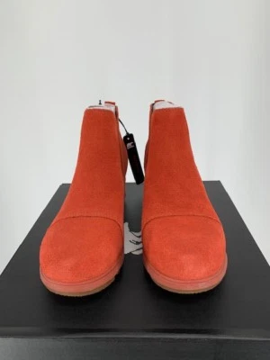 Sorel Evie Pull On Wedge Booties WarpRed Womens Waterproof Rain Boot NL4910-849 - Image 1 of 4