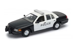 Welly 22082 Ford Crown Victoria "Police" schwarz/weiss 1999 Maßstab 1:24 - Bild 1 von 1