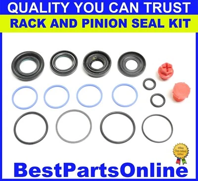 Kit de sellado de cremallera y piñón para Fiat Brava 95-02 1,4 L, 1,8 L TRW, tope de bloqueo de plástico Foto 1 de 4