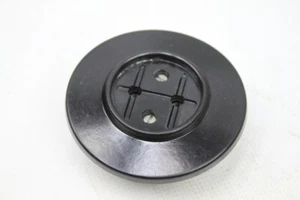 1 x alte Steckdose rund Unterputz Bakelit Vintage ohne Schuko schwarz - Picture 1 of 6