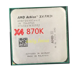 AMD Athlon X4 870K AD870KXBI44JC 4 Core 3.9 GHz 95W Socket FM2+ CPU Processors - Picture 1 of 4