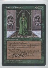 1995 Magic: The Gathering - Ice Age Ritual of Subdual #RISU i5j