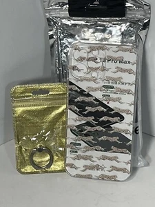 iphone 13 pro max case silicone Fashion Case Cheetah Design - Picture 1 of 3