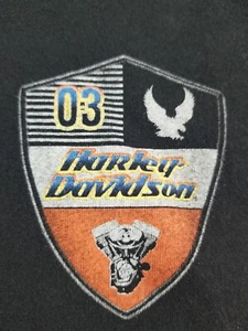 Harley Davidson T Shirt Womens Size Small Black Cotton Made In USA Motorcycle - Picture 1 of 10