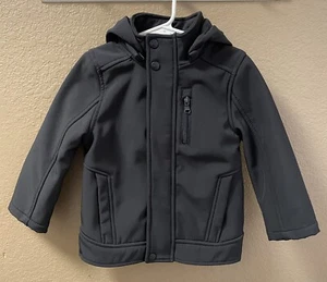 Urban Republic Kapuzenjacke Mantel 3T schwarz abnehmbare Kapuze Kleinkind Junge - Bild 1 von 6