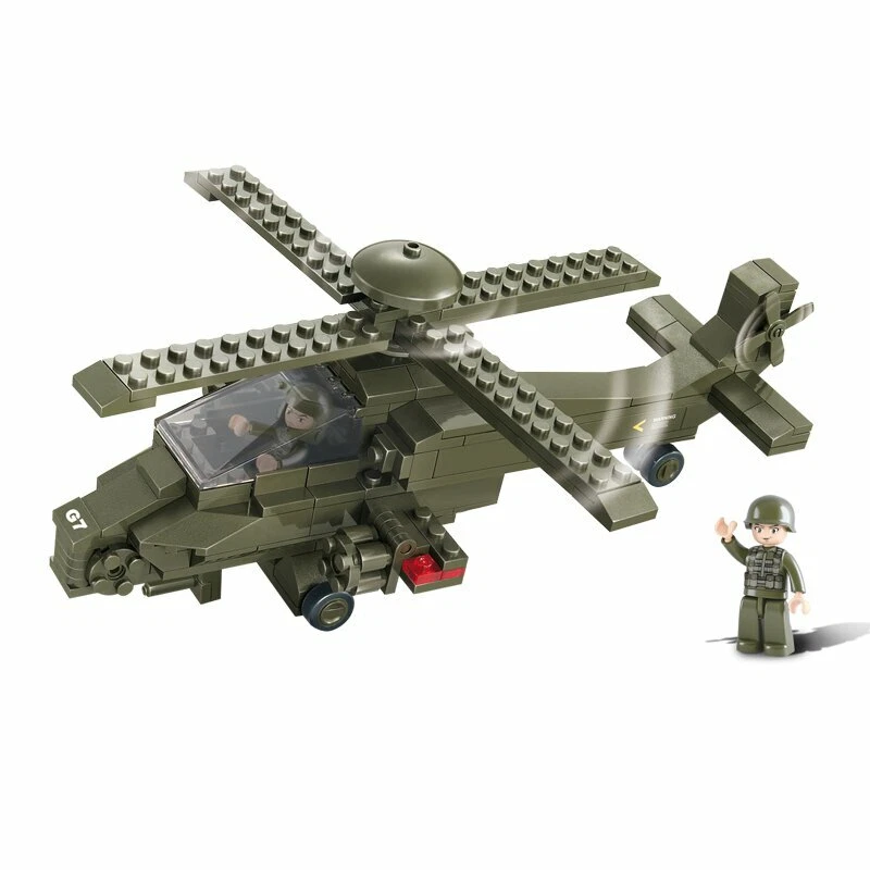 Sluban 0298 - Combat Helicopter - New - Image 1 of 1