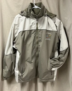 St Ignace Michigan Logo Fleece Lined Jacket Light Olive Green GoGo Sports XL - Picture 1 of 5